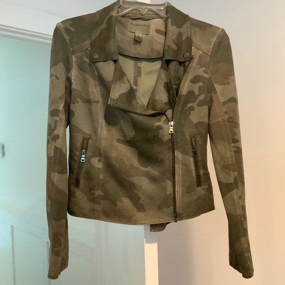 Anthropologie Marrakech Moto Micro Suede Zip Up - Picture 3 of 5